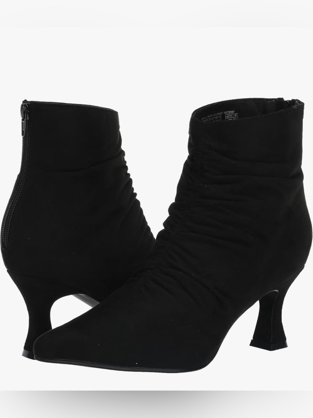 S77 EVANS Women's Wide Fit Ankle Boot Scarlet